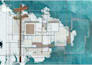 do post digital architectural visualization collage style